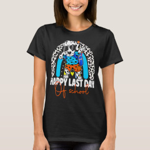 Laatste dag van school dabbing Dalmatische honden T-shirt