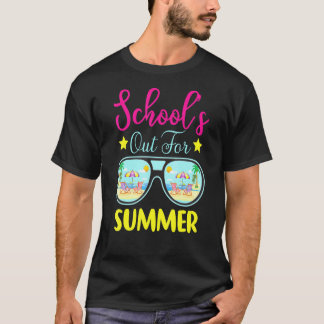 Laatste dag van schoolonderwijs voor zomerleraar t-shirt