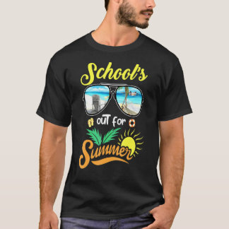 Laatste dag van schoolonderwijs voor zomerleraar t-shirt