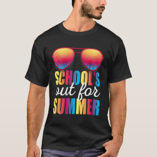 Laatste dag van schoolonderwijs voor zomerleraar t-shirt