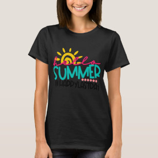 Laatste dag van schooluitval voor zomerleraar t-shirt