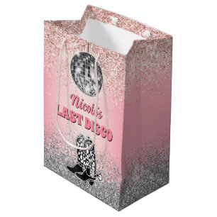 Laatste Disco Bachelorette Retro Thematisch Medium Cadeauzakje