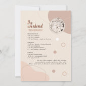 Laatste Disco Bachelorette Weekend Party Route Kaart (Achterkant)