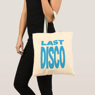 Laatste Disco Blauwe Meidenavond Bruiloft Tote Bag