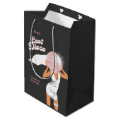 Laatste Disco Juffrouw Zwart Medium Cadeauzakje (Achterkant Gekanteld)