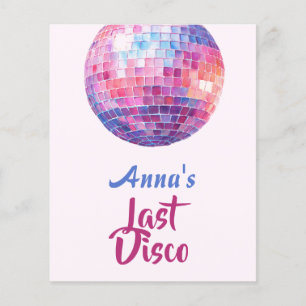 Laatste Disco Meidenavakantie   Roze Vliegers Flyer