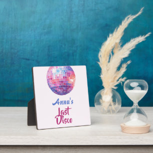 Laatste Disco Meisjesuitje   Roze Vliegers Fotoplaat