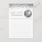 Laatste Disco Nieuwjaarsresoluties Kaarten (Voorkant)