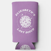 Laatste Disco Retro Bachelorette Disco Ball (Voorkant)