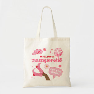 Laatste Disco Rodeo Bachelorette Party Favor Tote Bag