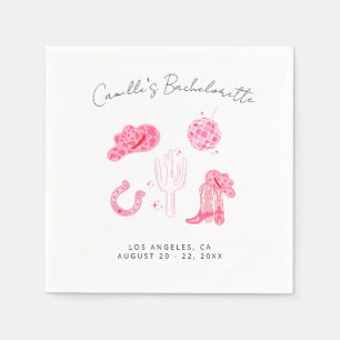 Laatste Disco Rodeo Bachelorette Servet