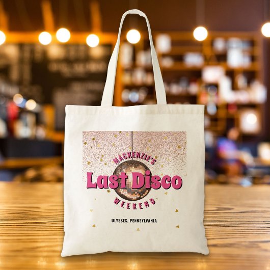 Laatste Disco Weekend Meidenavond Tote Bag