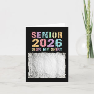 Laatste eerste dag senior 2026 Bijna daar 12e klas Kaart