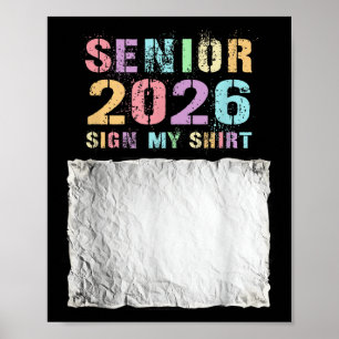 Laatste eerste dag senior 2026 bijna daar 12e klas poster