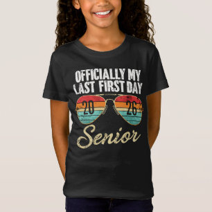 Laatste eerste schooldag Senior 2026 T-shirt