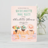 Laatste feest voor de ring Bachelorette Bash Kaart (Staand voorkant)