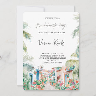Laatste feest voor de trouw bachelorette-bash kaart