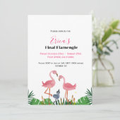 Laatste Flamengo Bachelorette & weekendroute Kaart (Staand voorkant)