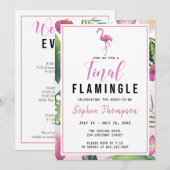 Laatste Flamingle Bachelorette Weekend Route Kaart (Voorkant / Achterkant)