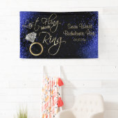 Laatste Fling Bachelorette Party - Blauw Spandoek (Insitu)