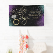 Laatste Fling Bachelorette Party - Blauwgroen en P Spandoek (Insitu)