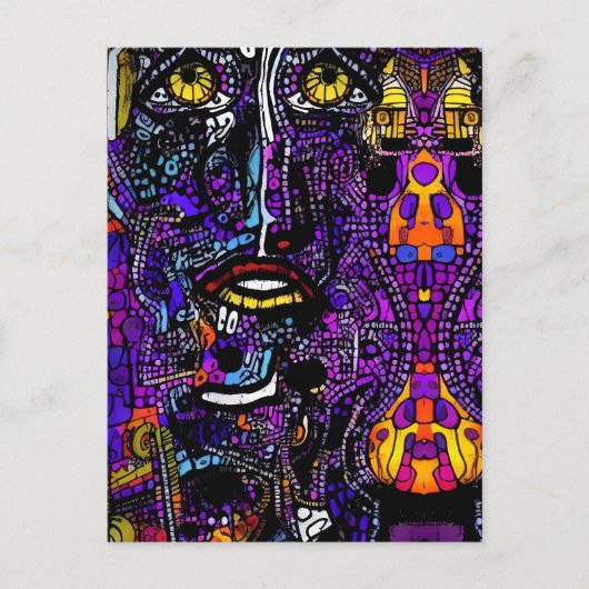 Laatste gedachten op de kunstveiling - Ken Gage Ar Briefkaart (Voorkant)