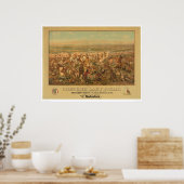 Laatste gevecht van Custer (2610A) Poster (Keuken)