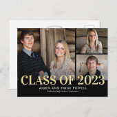 Laatste jaar dubbele bekendmaking Afstuderen Briefkaart (Voorkant / Achterkant)