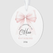 Laatste Kerstmis als Miss Ornament (voorkant)