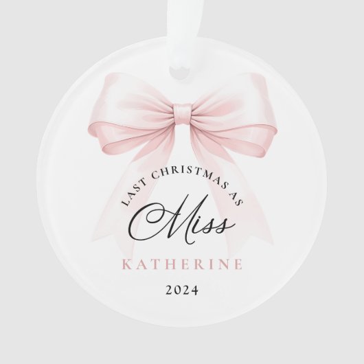 Laatste Kerstmis als Miss Ornament (voorkant)