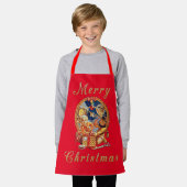 Laatste kerstmis schort (Gedragen)