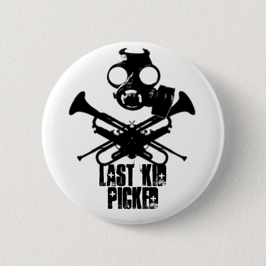 Laatste Kind Picked Gas Mask Roger Button (Voorkant)