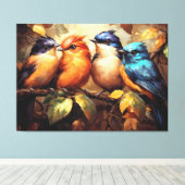 Laatste kunst Collectie #11 Canvas Afdruk (Insitu (Houten vloer))