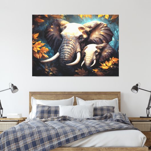 Laatste kunst Collectie #9 Canvas Afdruk (Insitu (Slaapkamer))