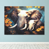 Laatste kunst Collectie #9 Canvas Afdruk (Insitu (Houten vloer))