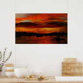 Laatste licht poster (Keuken)