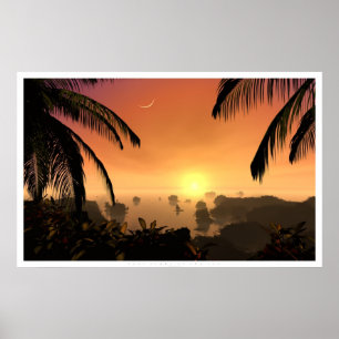 Laatste licht van de zon poster