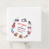 Laatste nacht van de onafhankelijkheid 4e van Bach Bedankjes Labels (In situ)