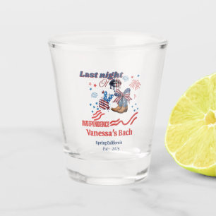 Laatste nacht van de onafhankelijkheid 4e van ju B Shot Glas