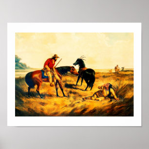 Laatste oorlogskopper, inheemse Amerikaan Poster