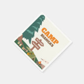 Laatste pad voor de sluier Camp Bachelorette Servet (Hoek)