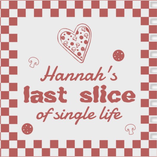 Laatste plak Single Life Pizza Box Bach Label (Voorkant)