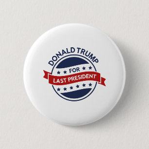Laatste President Ronde Button 5,7 Cm