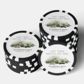 Laatste Reis Voor Het Bruidsmeisje Weekend Poker Chips (Opstapeling)