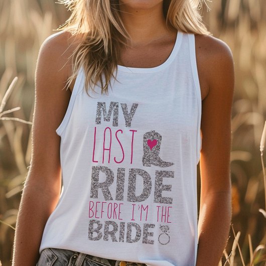 Laatste rit bruid Bachelorette Tanktop