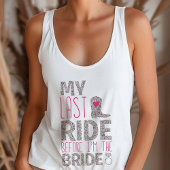 Laatste rit bruid Bachelorette Tanktop