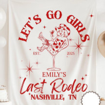 Laatste Rodeo Bachelorette Party Banner, Laten we