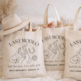 Laatste Rodeo Bachelorette Tote Tas | Westerse Bac
