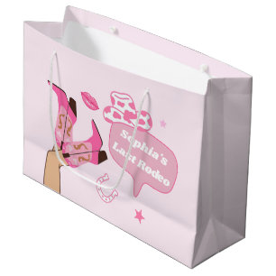 Laatste Rodeo Cowgirl Bachelorette Party Gift Bag Groot Cadeauzakje