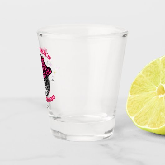 Laatste Rodeo Cowgirl Bachelorette Party Shot Glas (Rechts)